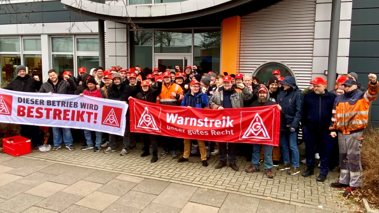 Warnstreik Wärtsilä
