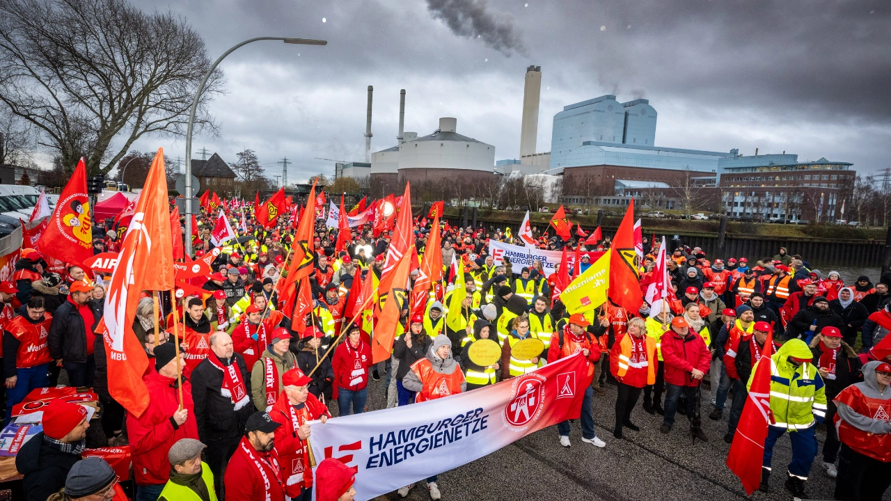 Warnstreik Tarifgemeinschaft Energie + Mobilität