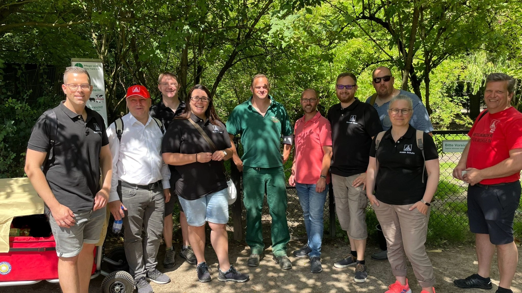 Treffen mit dem BR-Vorsitzenden Thomas Günther vom Tierpark Hagenbeck