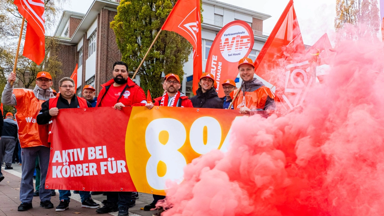 Küste Tarifrunde 2022 Warnstreik Hauni