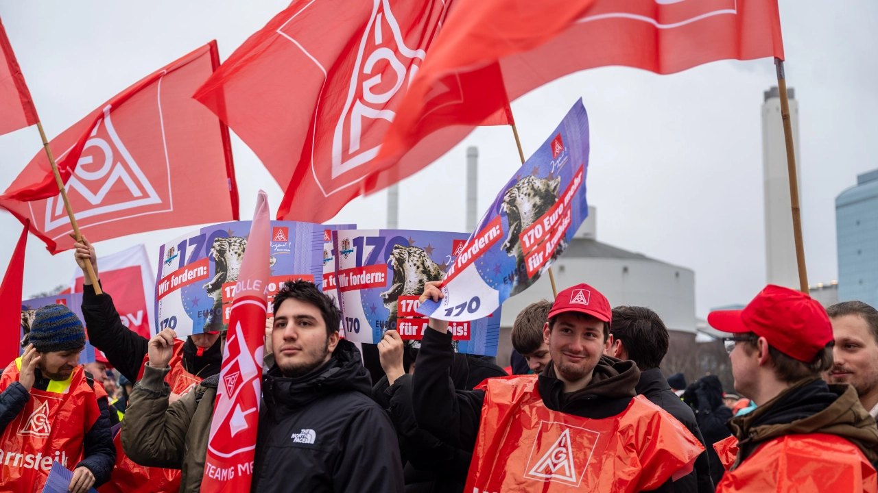 Warnstreik Tarifgemeinschaft Energie + Mobilität
