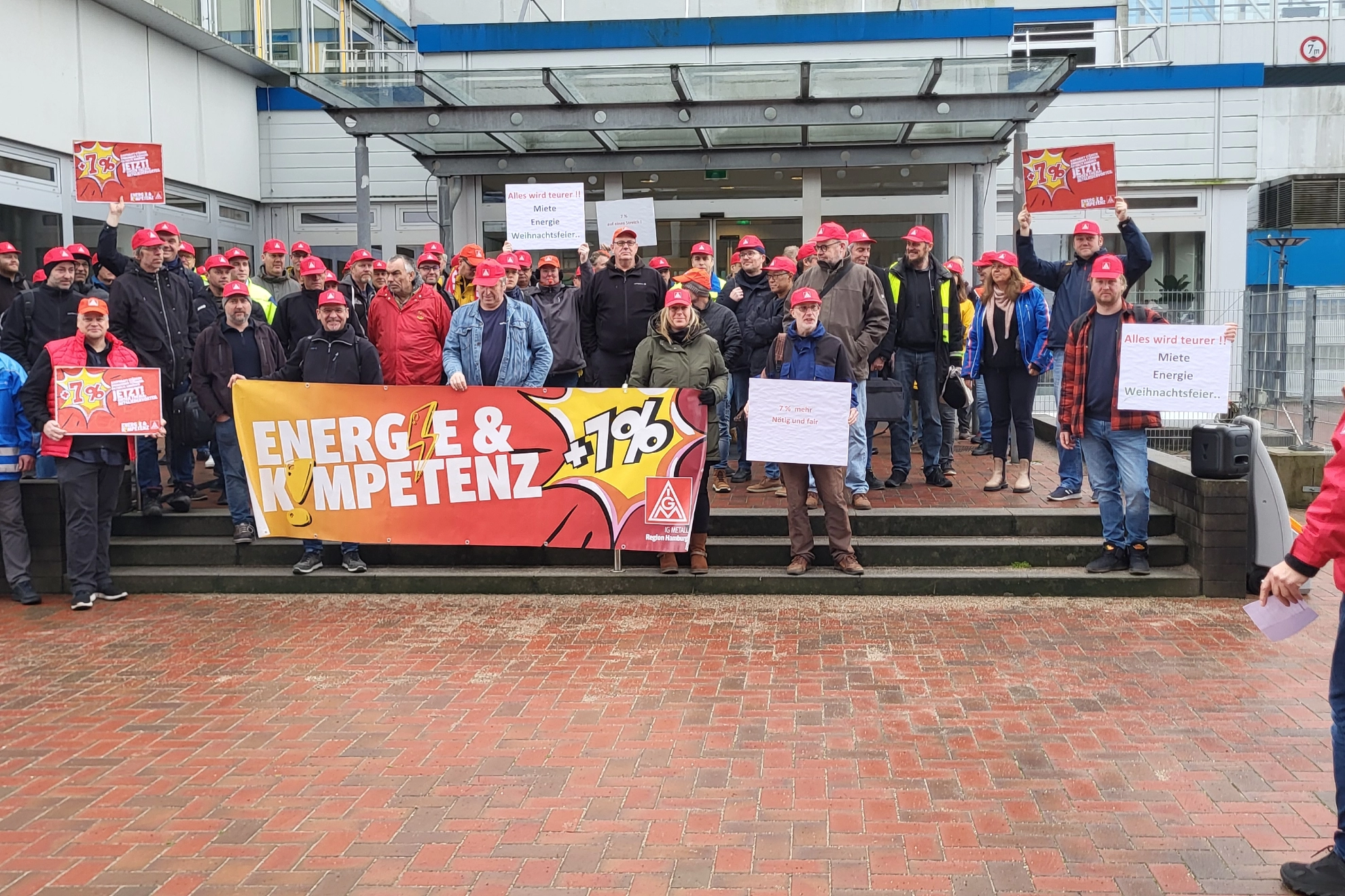 Warnstreik KKW Brunsbüttel