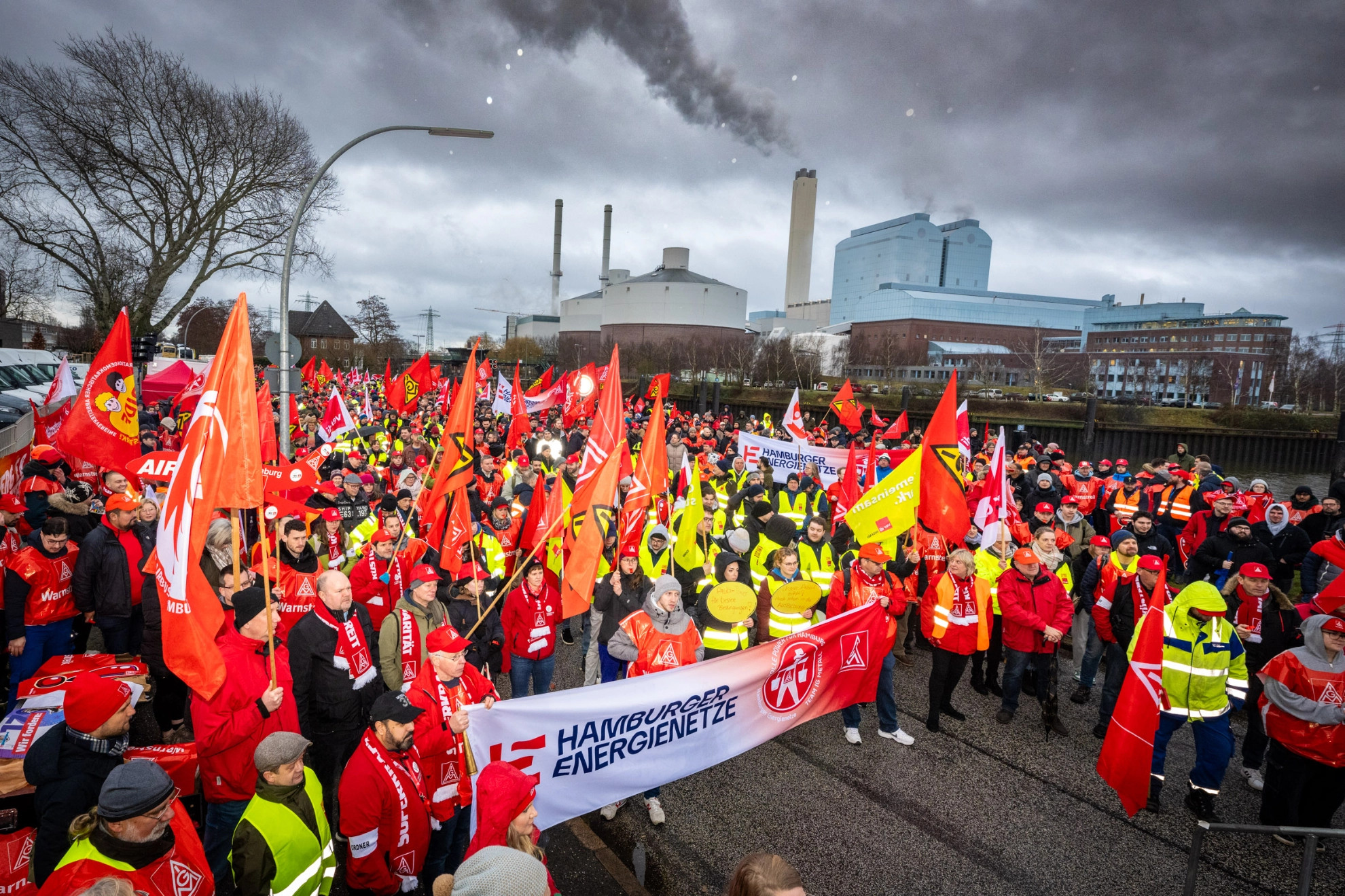 Warnstreik Tarifgemeinschaft Energie + Mobilität