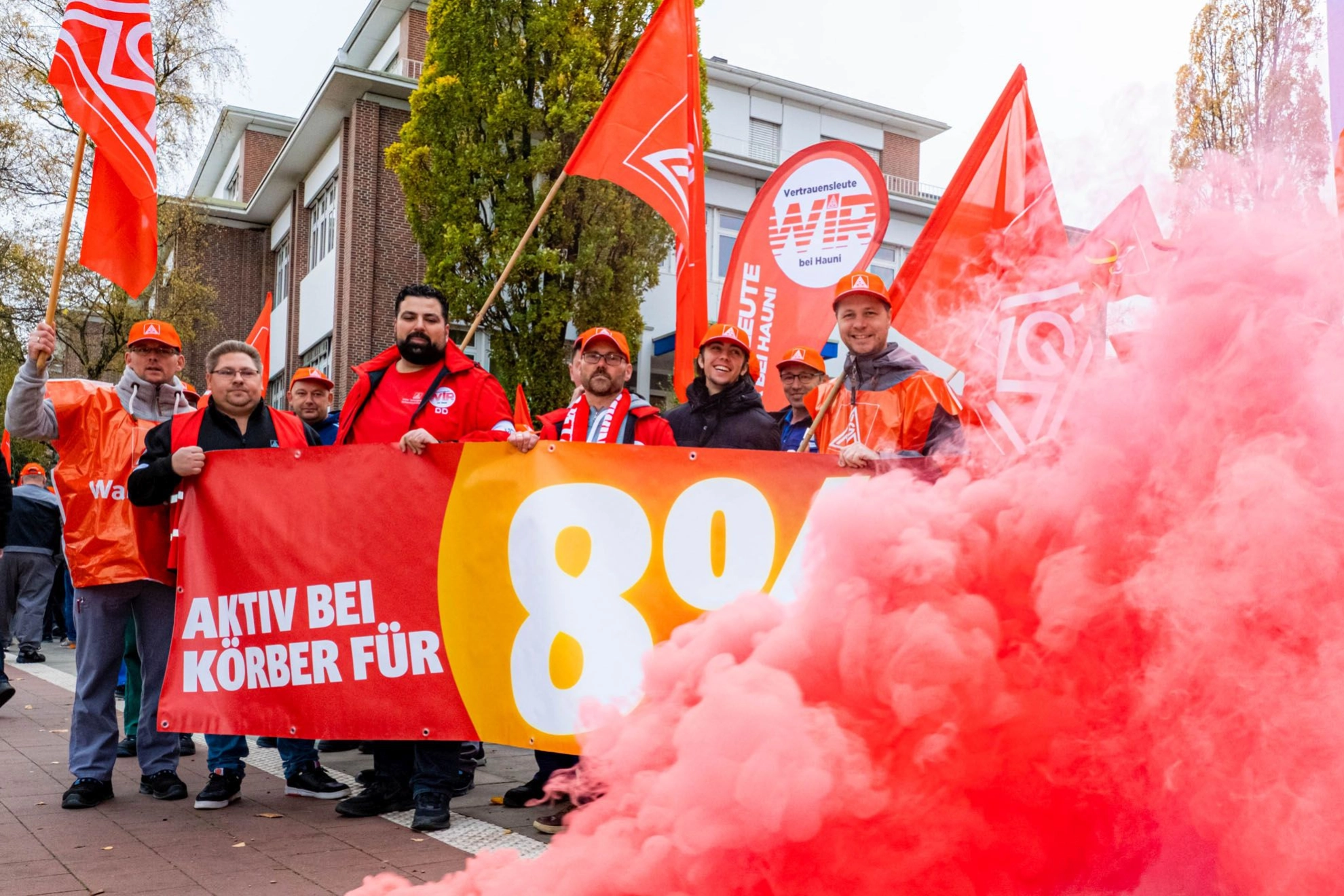 Küste Tarifrunde 2022 Warnstreik Hauni