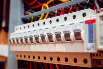 Eine Reihe Sicherungen.