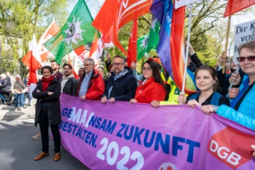 Tag der Arbeit auf der Straße