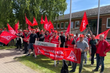 Erneuter Warnstreik bei Baker Hughes in Ahrensburg