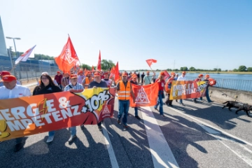 Tarifrunde Vattenfall: Großer Warnstreik am Kernkraftwerk Krümmel