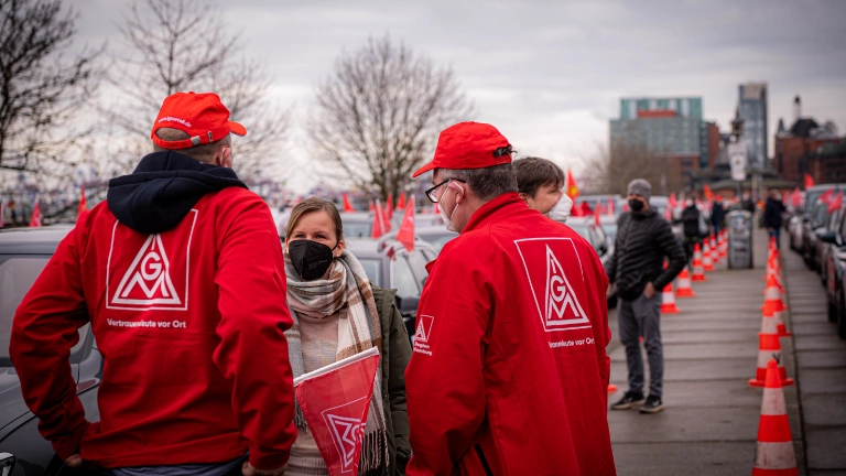 Warnstreik Autokorso TR TG Energie