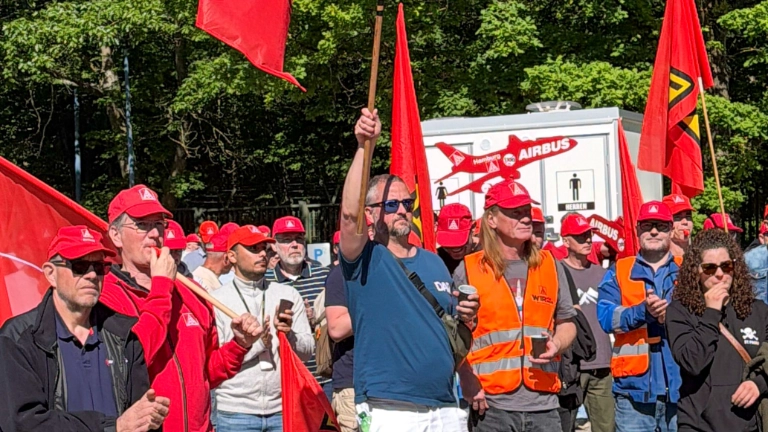 Warnstreikaktion zur 2. Verhandlung