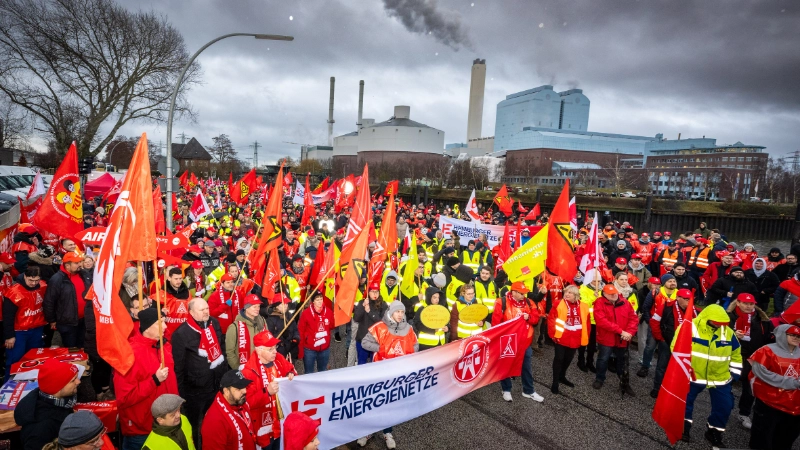Warnstreik Tarifgemeinschaft Energie + Mobilität