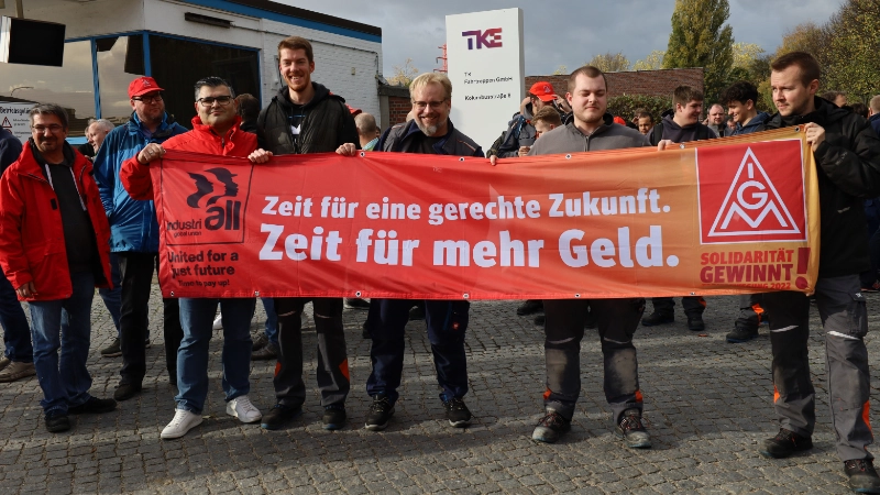 Warnstreik TKF + TKA
