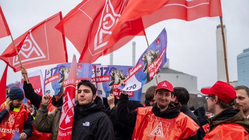 Warnstreik Tarifgemeinschaft Energie + Mobilität