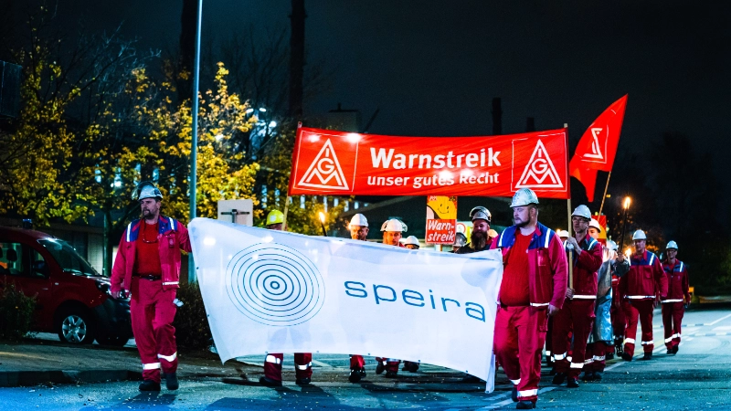 Nachtschichtaktion bei Speira