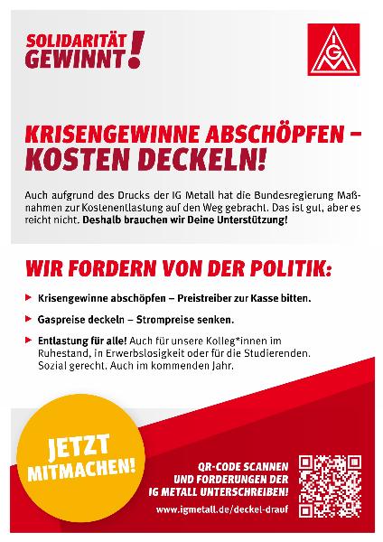 Plakat zur Kampagne