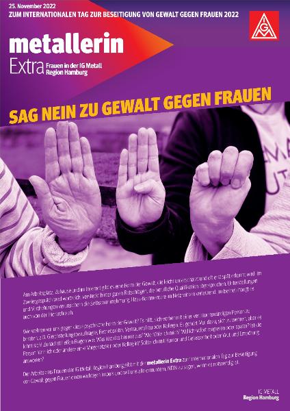 die metallerin Sonderausgabe (Gegen Gewalt gegen Frauen)