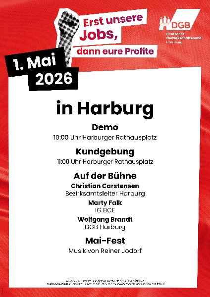Aufruf 1. Mai 2026 Harburg