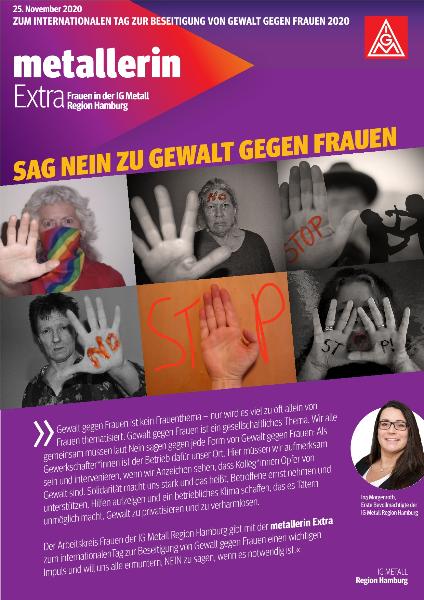 die metallerin Sonderausgabe (Gegen Gewalt gegen Frauen)